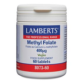 LAMBERTS Folate 400mcg (As Methyl Folate) *60 tab 