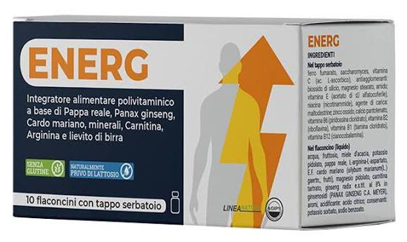 ENERG - (Pappa Reale/ Ginseng/ Carnitin/ Arginine) *10 Flaconi
