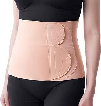 MOMCOZY Ergowrap Postpartum Belly (Brez Pas Lindjes) Medium 9inch (Pink)