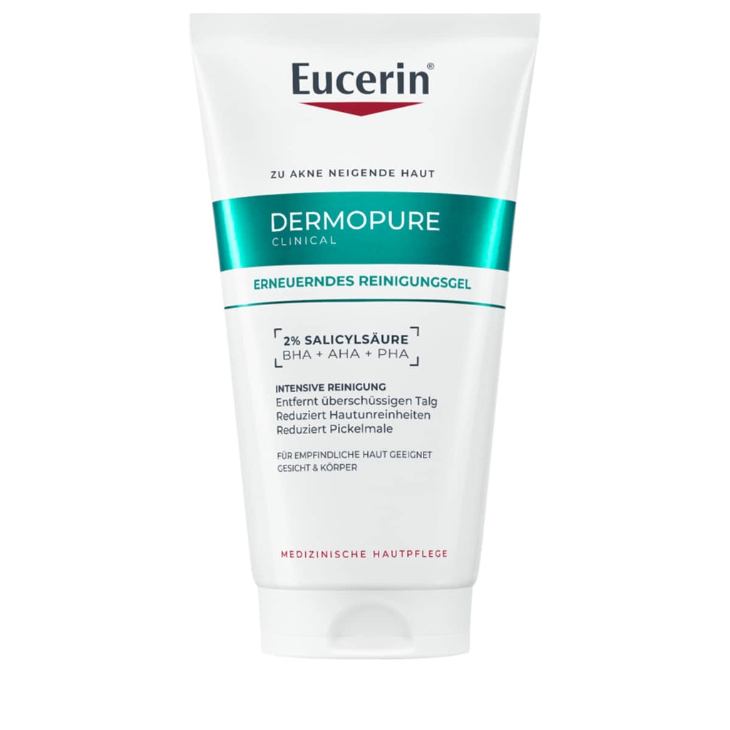 EUCERIN DermoPure Triple Cleansing GEL (2% Salicylic Ac) *150ml