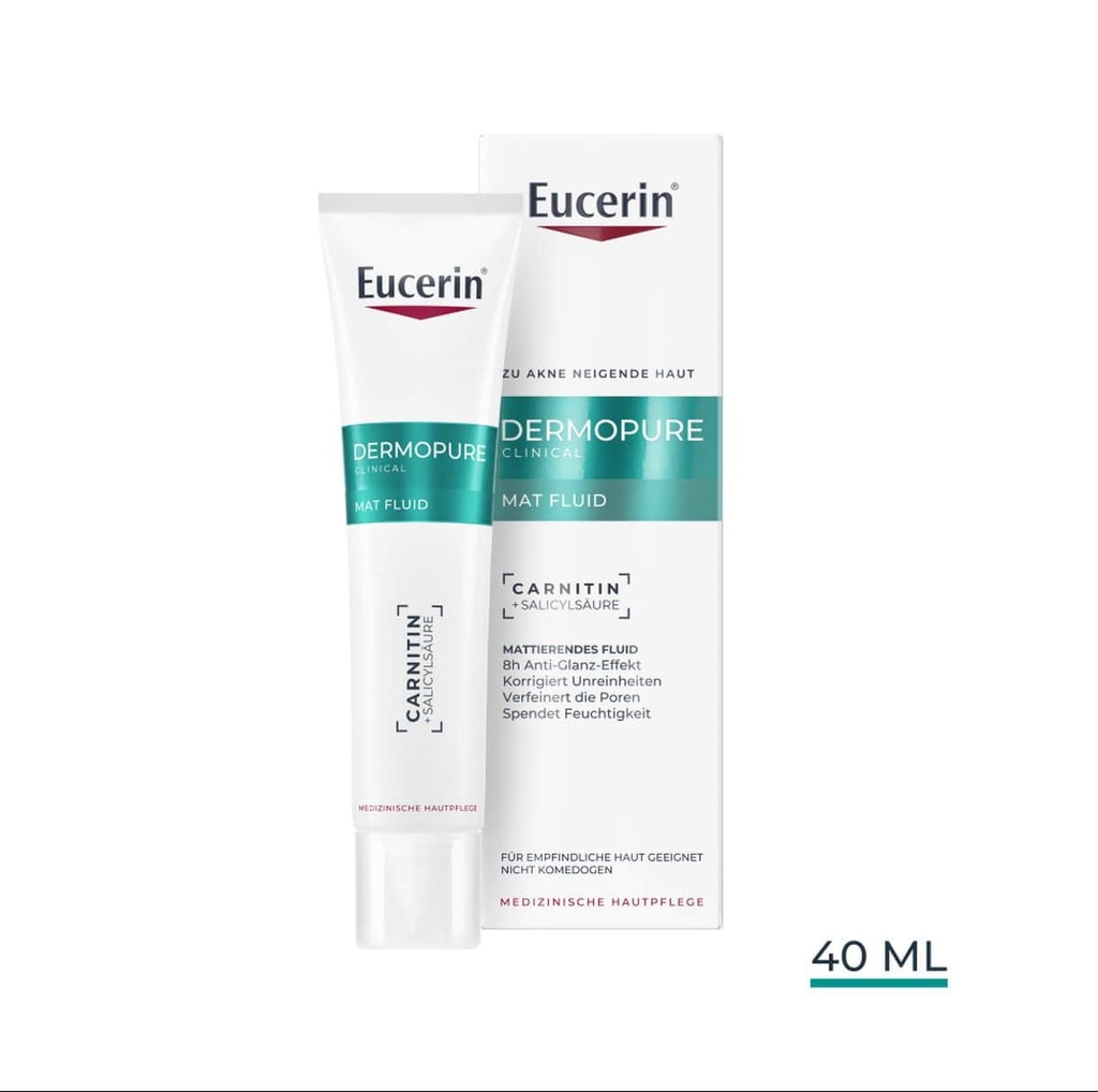 EUCERIN DermoPure MAT Fluid (Carnitin + Salicylic) *40ml
