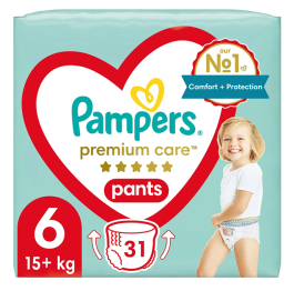 PAMPERS Premium PANTS NR 6 (13-19kg) *31 Cop