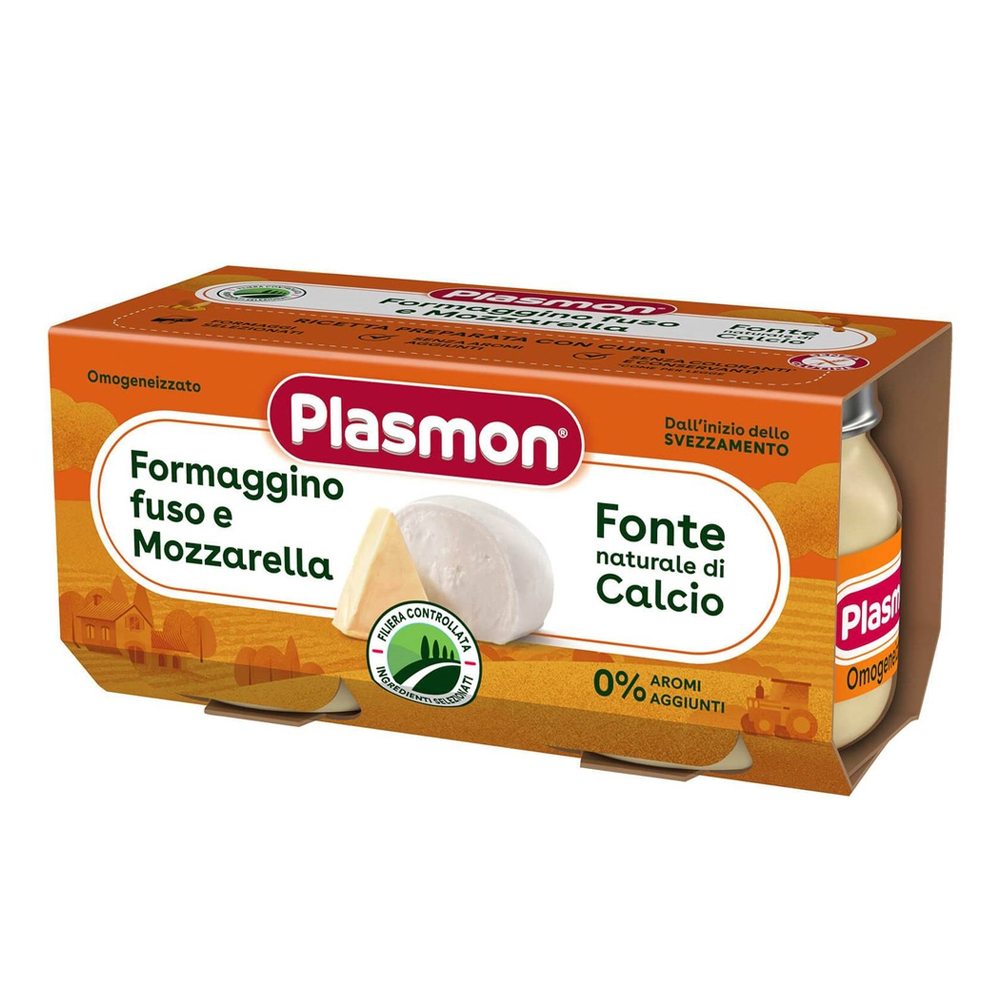PLASMON Formaggino Fuso MOZZARELLA *2 pcs