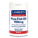 LAMBERTS Pure Fish Oil 1100mg *60 Capsules