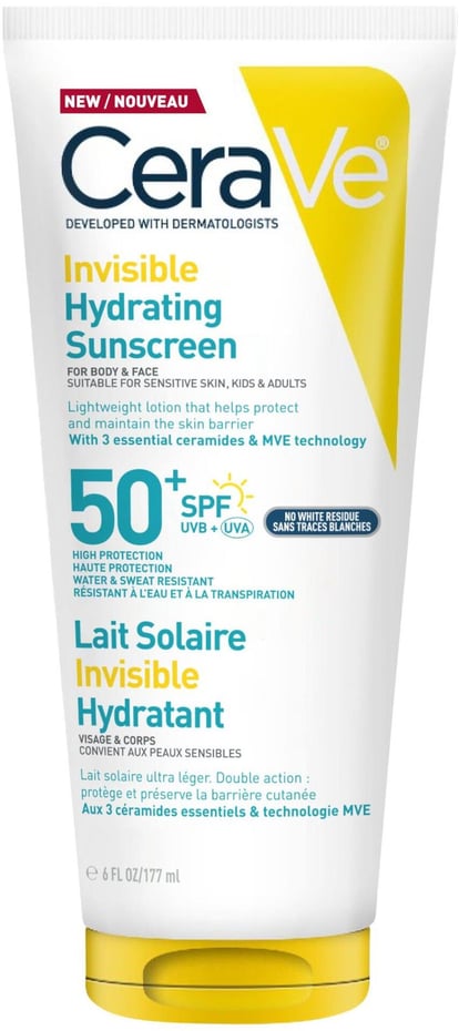 CeraVe - Invisible Sunscreen (SPF50+) *177ml