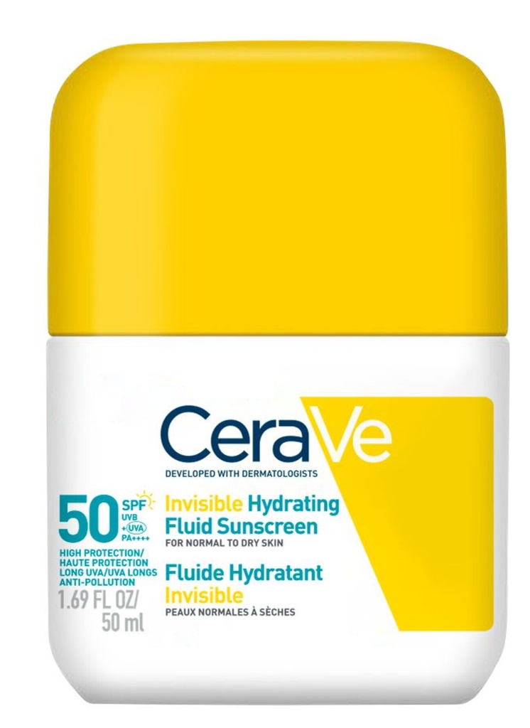 CeraVe - Invisible FLUID Sunscreen (SPF50+) *50ml