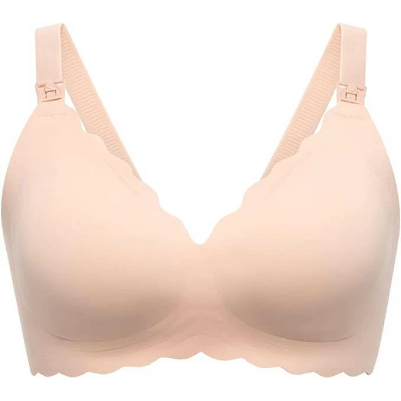 MOMCOZY Nursing Bra (MEDIUM) Oyster Pink Floral - YN46