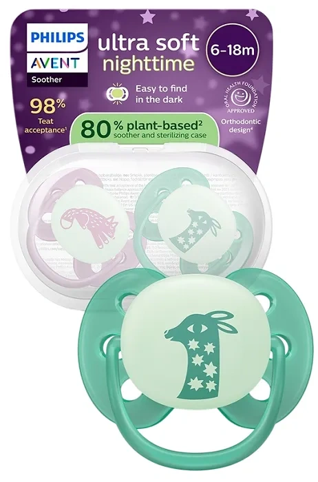 AVENT Ultra Soft Night Time (6-18m)-FOSFOR -(SCF094/04)