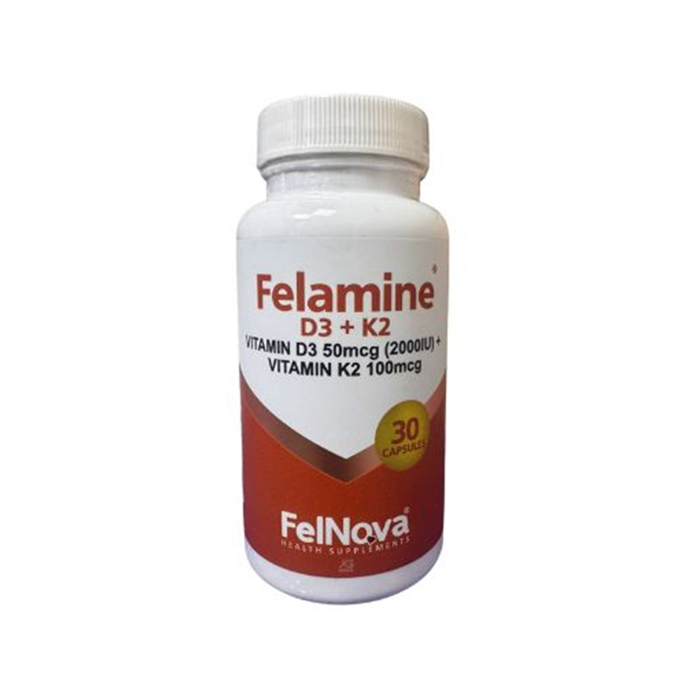 FELAMINE Vitamine D3 + K2 *30 Capsules