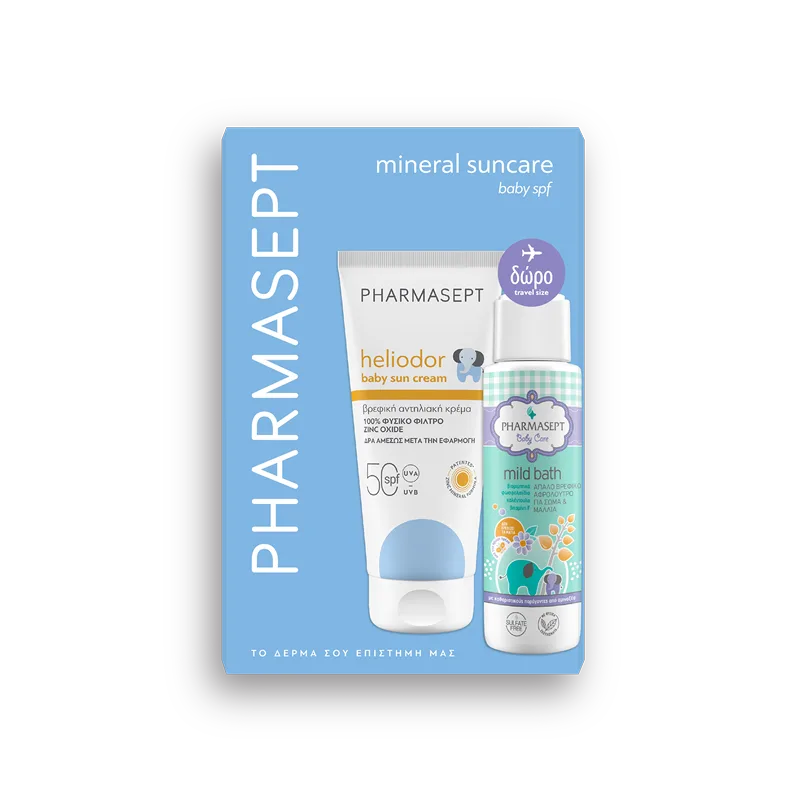 HELIODOR BABY Sun Cream (SPF50+) *SET 1 (+Mild Bath)