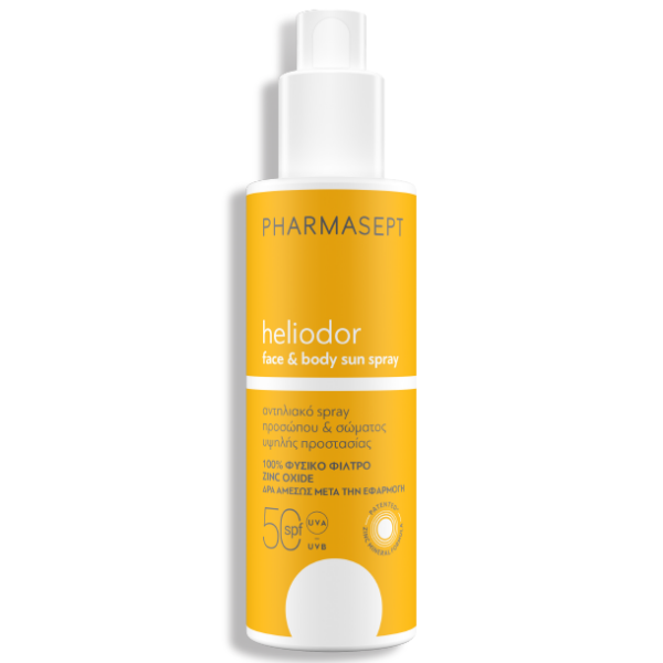 HELIODOR Face & Body SPRAY (SPF50+) *165g (Pharmasept)