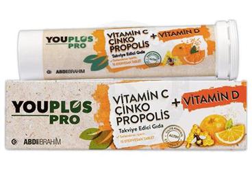 YOUPLUS PRO (Vit C+ Zn+ Vit D+ Propolis) *20tabs