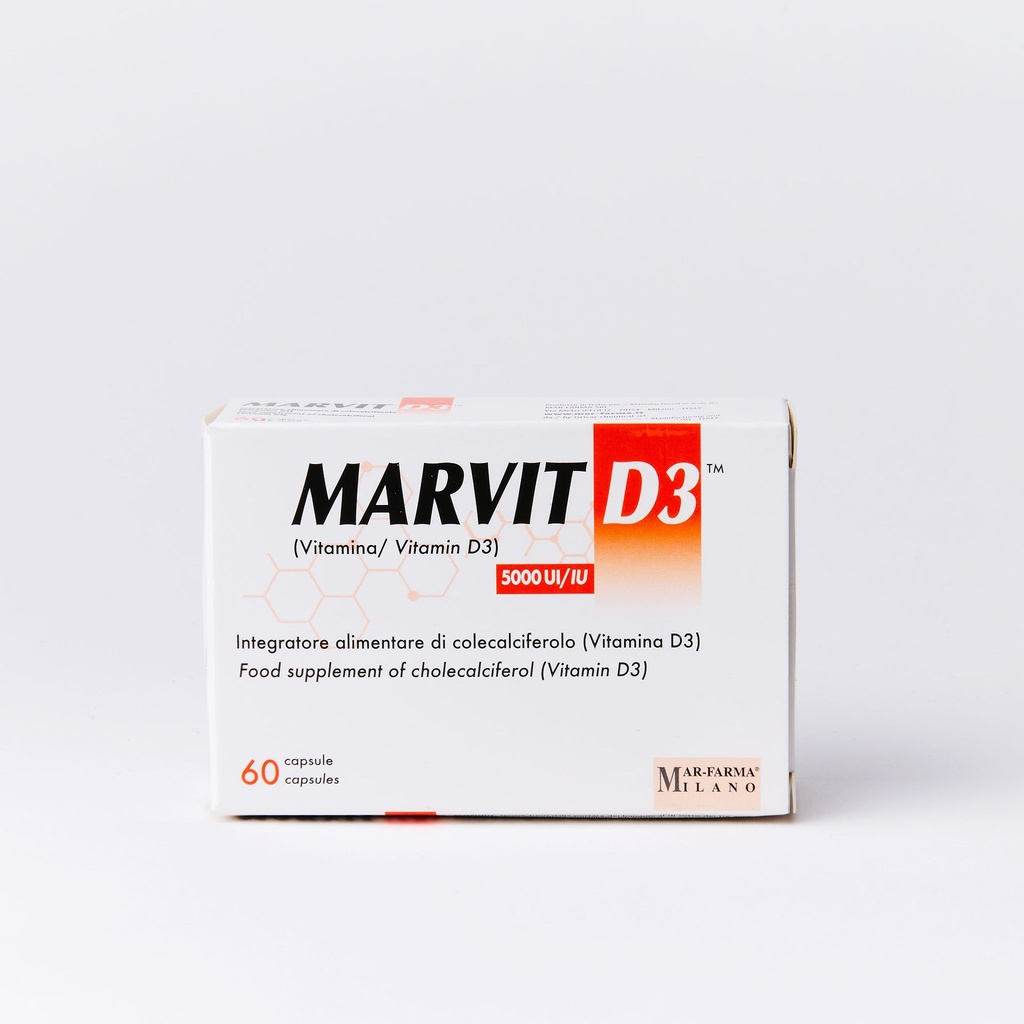 MARVIT D3 5000iu *60 Capsules