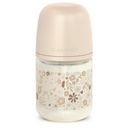 Suavinex Glass Bottle FLOWER Beige SxPro *120ml