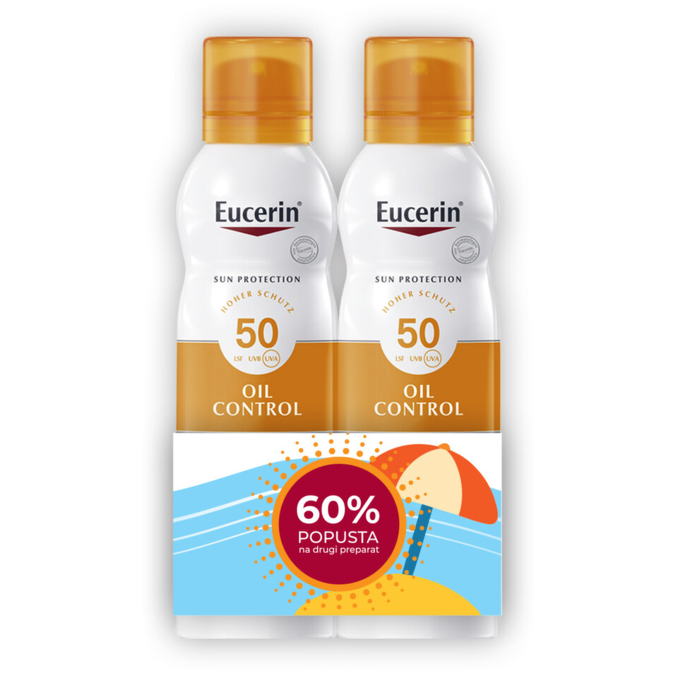 EUCERIN SUN Oil Control MIST SPRAY (SPF50+) *200ml *BIPACK*