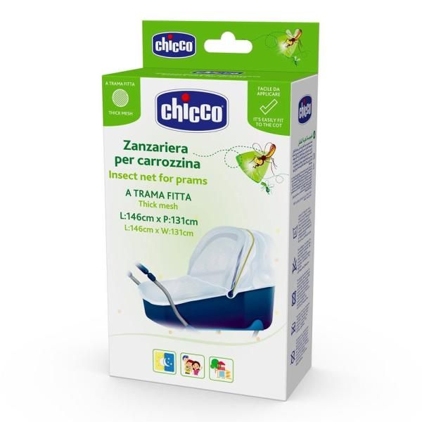 CHICCO Zanzariera per Carrozzina 146x131cm (Tyl Per MUSHKONJAT)