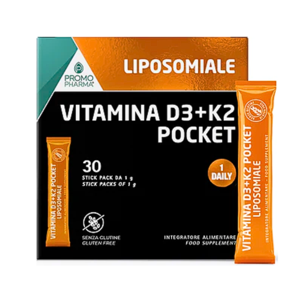 VITAMINA D3+K2 POCKET *30 Sticks (PromoPharma)