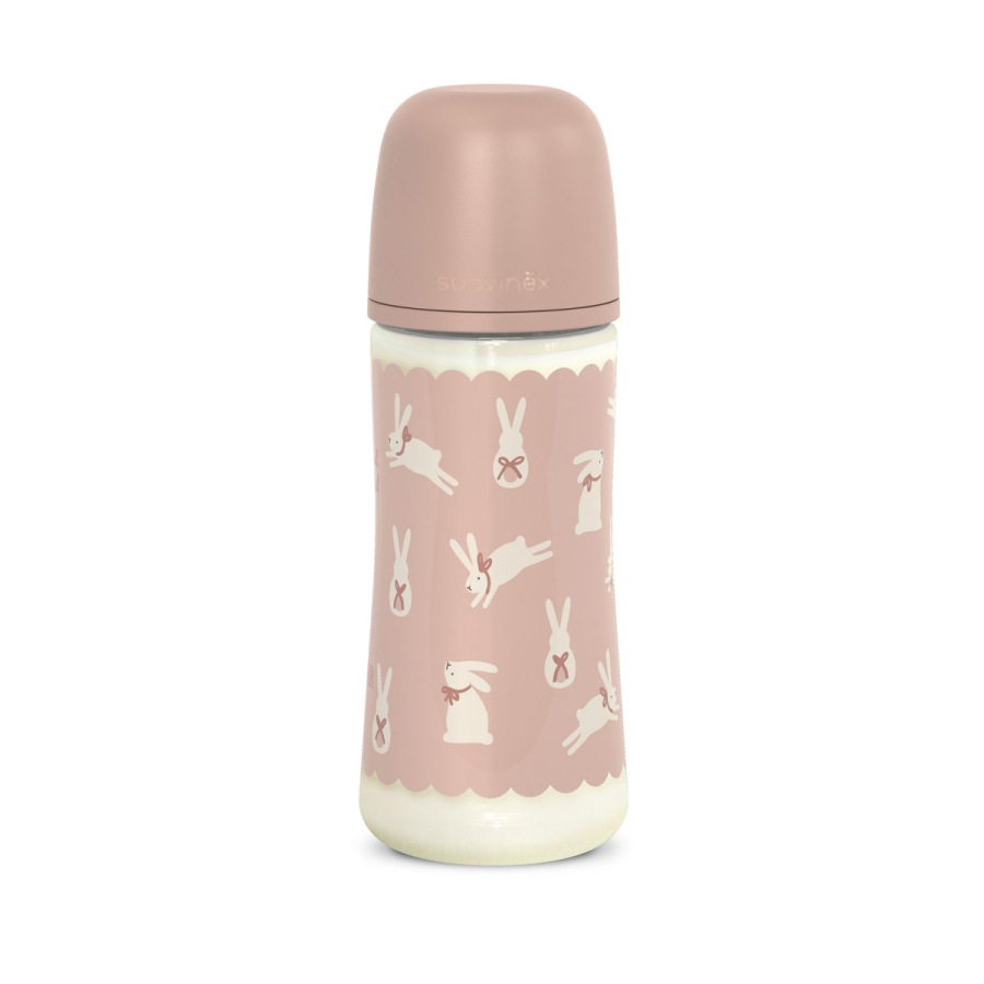 SUAVINEX Selection Shishe Plastike +6M *360ml (PINKBunny)