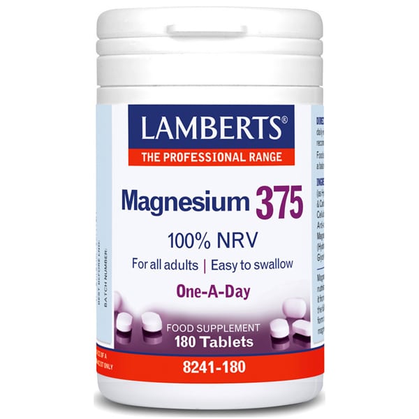 LAMBERTS Magnesium 375mg (Premium) *180 Tablets
