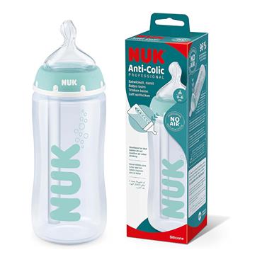 NUK First Choice ANTI COLIC - PLASTIC Bottle (0-6M) - 300mL (Temp Control)