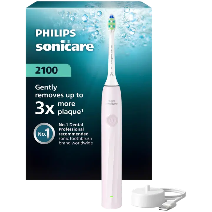 PHILIPS SoniCare 2100 Light PINK Furce Elektrike - (HX4021/03)