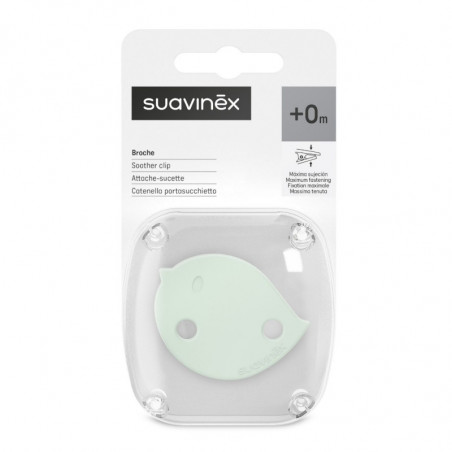 SUAVINEX Soother Clip BIRDIE - mint