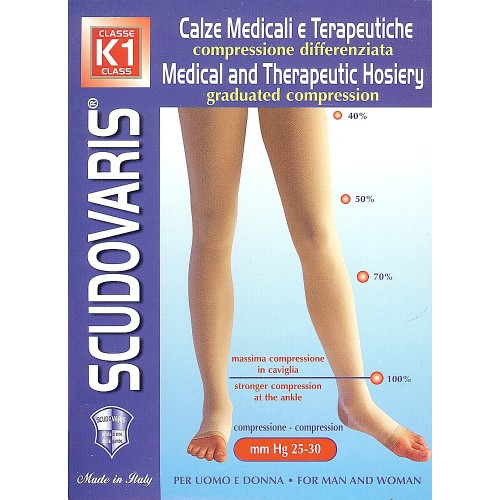 SCUDOVARIS K1- Corape Mbi Gju (mmHg 18-21) (No.4 XLarge)