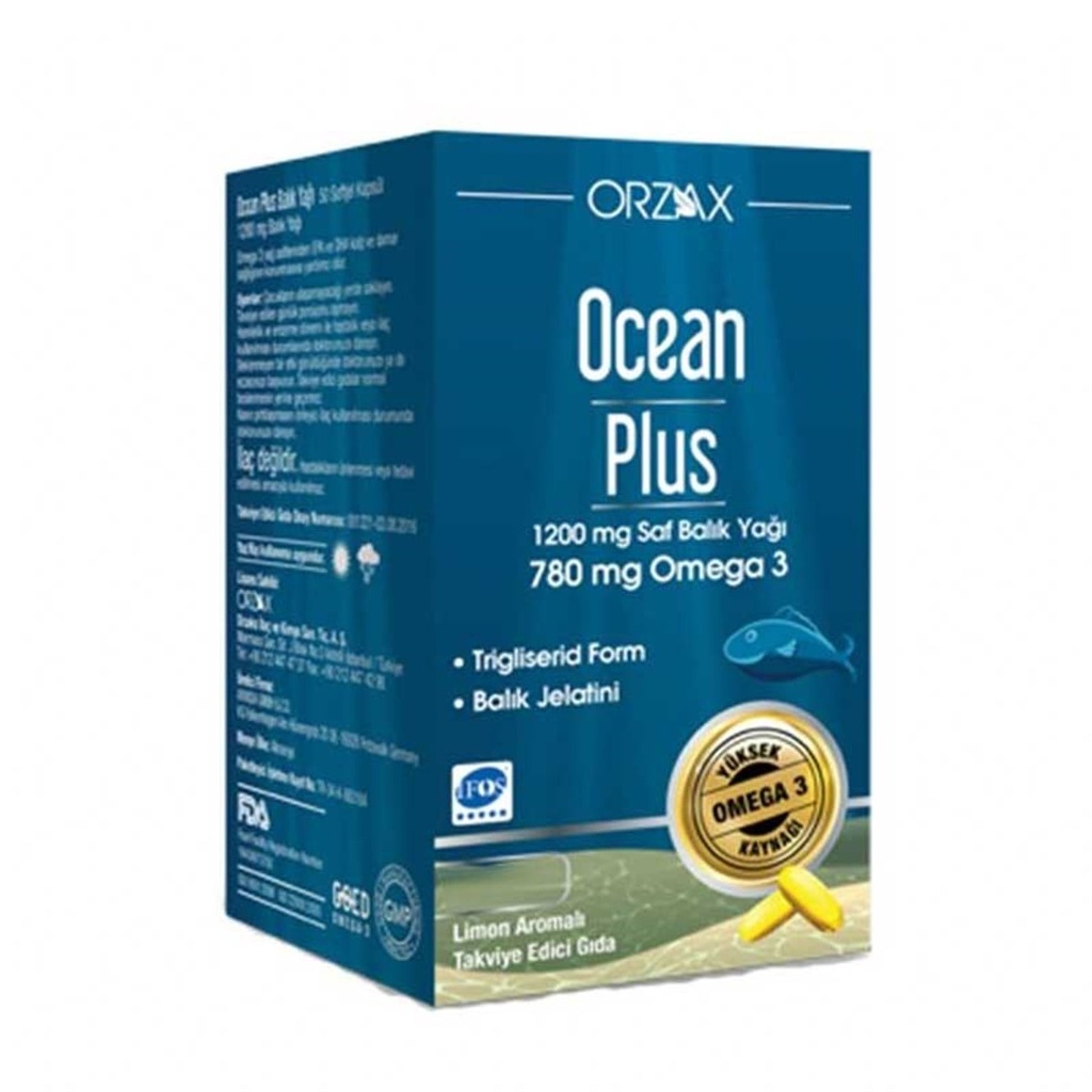 ORZAC OCEAN PLUS OMEGA 3 *50 CAP.