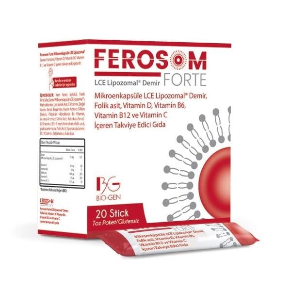 FEROSOM Forte (LCE Liposomal Iron) *20 Sticks