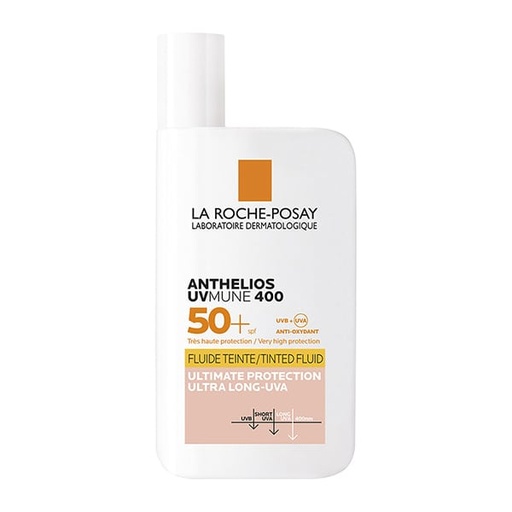 LRP - Anthelios UVMUNE 400 SPF50+ SHAKA FLUID (TINTED) *50mL