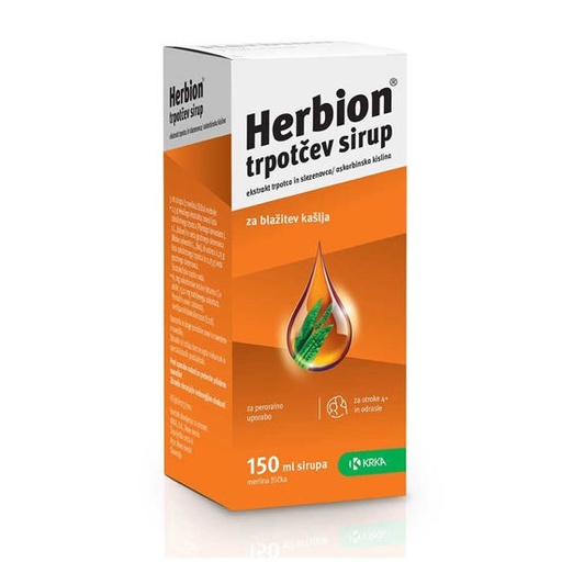 [3838989623579] HERBION PLANTAIN ( GJETHE DELLI ) - 150 ML SHURUP