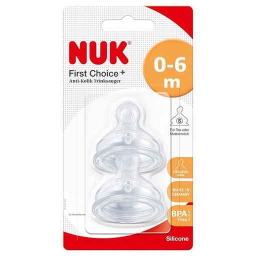 NUK First Choice - Koke Biberoni (0-6M) - MEDIUM
