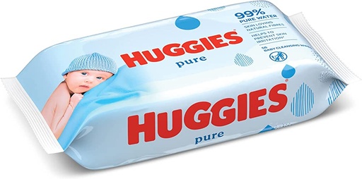 HUGGIES - Wet Wipes PURE Water (BLU) *56 pcs