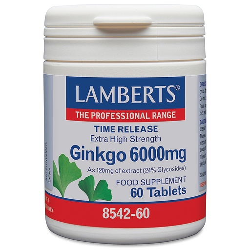 LAMBERTS Ginkgo 6000mg *30 tablets