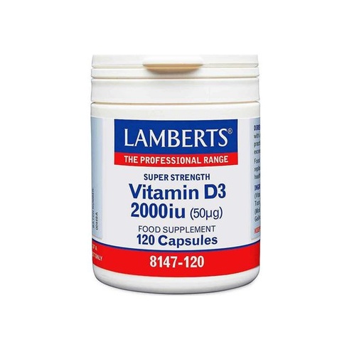 LAMBERTS - Vitamin D3 2000iu - 120 caps