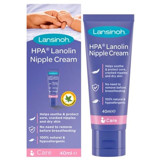 LANSINOH - HPA Lanolin Nipple Cream - 40mL