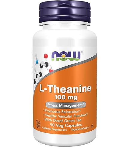 NOW - L Theanine 100mG - 90 Chewable Tablets