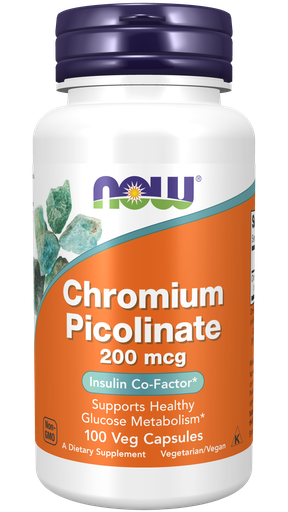 NOW - Chromium Picolinate 200mcg - 100 caps