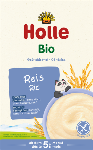 HOLLE - RICE PORRIDGE 250gr (MIELL ORIZI) 6M+