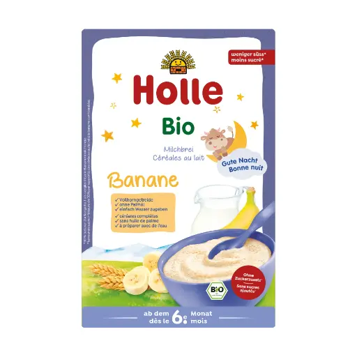 HOLLE - Banana CEREAL Good Night - 200g - 6M+