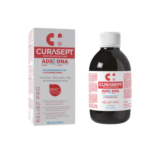 CURASEPT - Relief PRO - Collutorio (CHX 0.20% + Chlorobutanolo) - 200mL