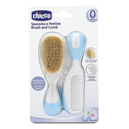 CHICCO SPAZZOLA e PETTINE - Kreher BLU