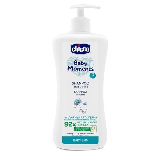 CHICCO - Shampoo BABY MOMENTS - 500mL