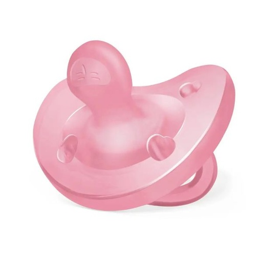 CHICCO PhysioForma SOFT (6-16m) ALL SILICON - Light PINK