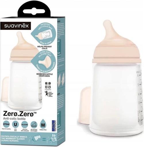SUAVINEX ZERO ZERO ANTI-COLIC +0M  180ml