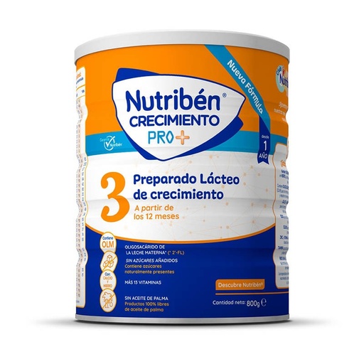 NUTRIBEN CRECIMENTO Nr 3 (+12m) *800 G