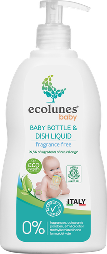 ECOLUNES BABY Bottle & Dish Liquid *750mL