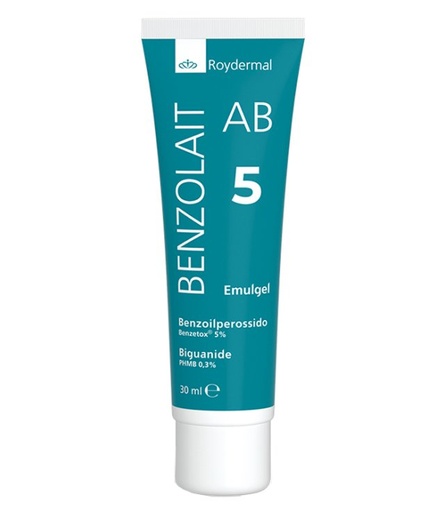 BENZOLAIT AB 5 - (Benzoilperossido 5% / BIGUANIDE 0.3%) Emulgel 30mL