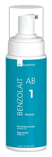 BENZOLAIT MOUSSE AB 1 (BENZOILPEROSSIDO 1% + BIGUANIDE PHMB 0.1%)