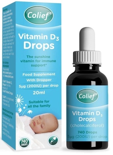 COLIEF Vitamin D3 (740 Drops) +0M *20mL
